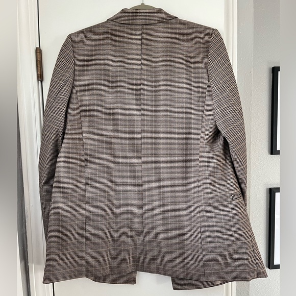 H&M Brown Plaid Blazer - Picture 2 of 2